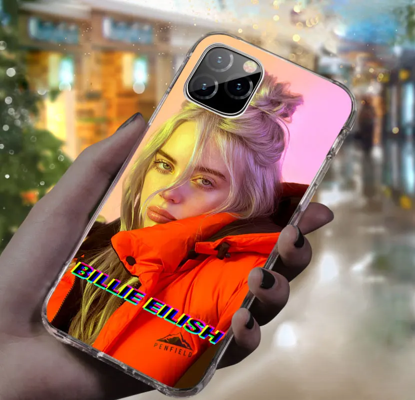 TPU A1052 Billie Eilish наклейки dont smile at me мультфильм чехол для телефона для iPhone 11 pro max 7 5S SE 6 6s 8 7 Plus X XR XS MAX Мягкий ТПУ чехол - Цвет: TPU A1052