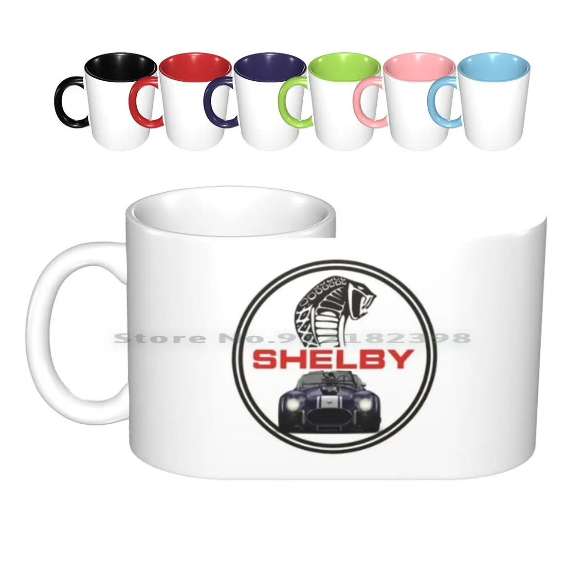 

Shelby Ceramic Mugs Coffee Cups Milk Tea Mug Shelby Supercar Ssc Automotive Car Race Racing Drag Logo Creative Trending Vintage
