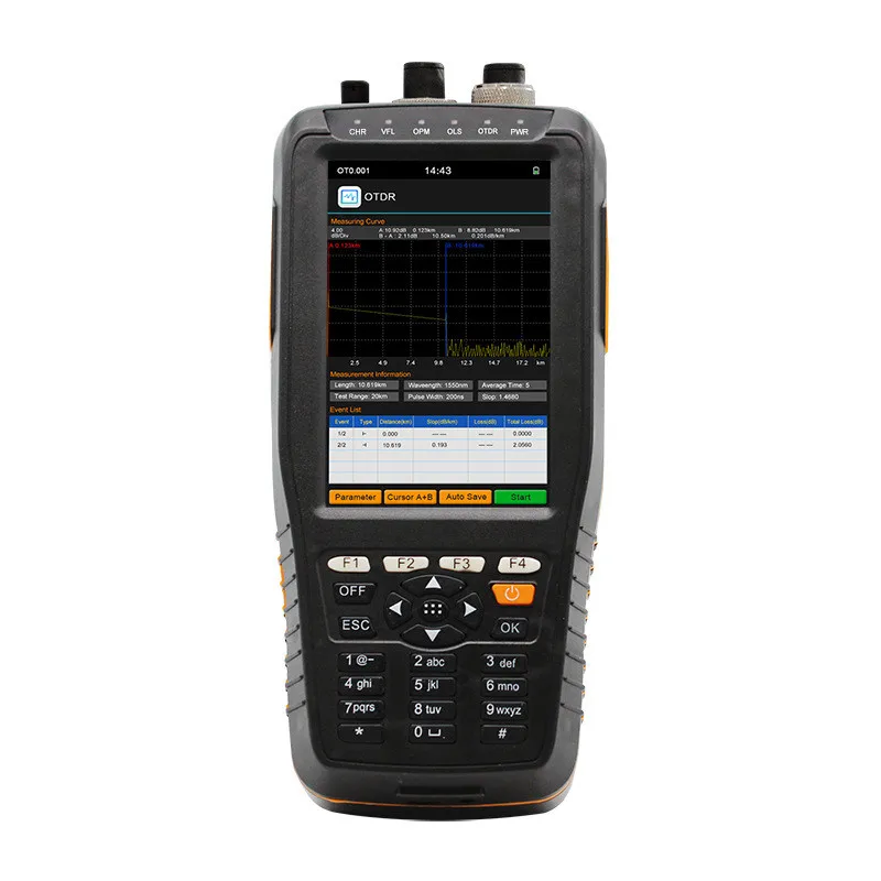 Тестер оптического волокна OTDR 4 в 1 многофункциональный локатор VFL с функцией