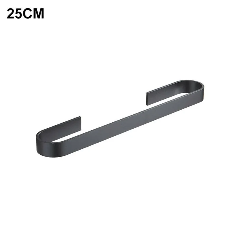 Алюминиевая 25/45 см вешалка для полотенец Держатель самоприклеивающаяся полка