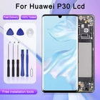 ЖК-дисплей с сенсорной панелью и дигитайзером в сборе для Huawei P30