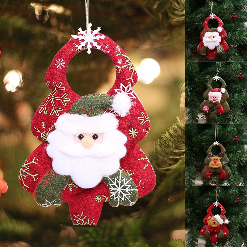 

Lovely Doll Hanging Pendant Christmas Tree Decor Ornaments DIY Xmas New Year's Party Home Decorations Supplies