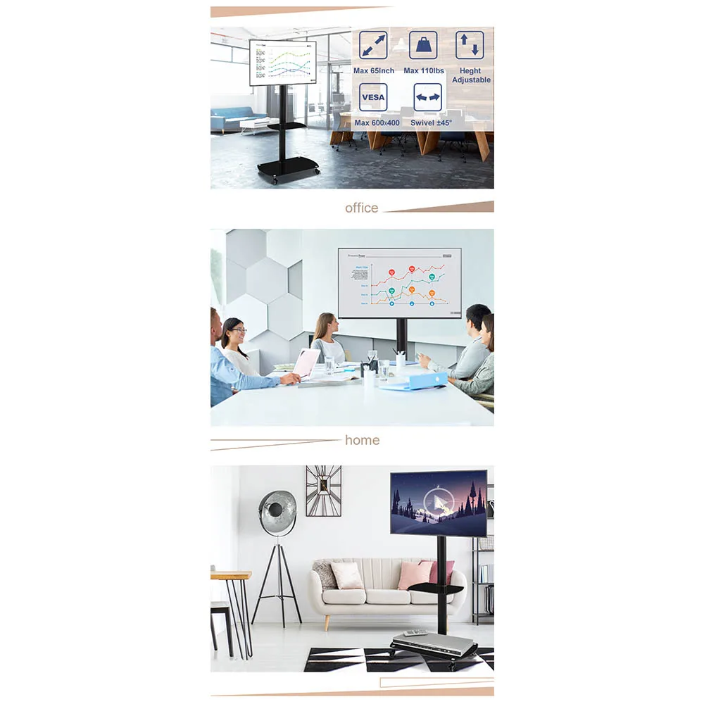 2/3 яруса стойка для телевизора поворотный кронштейн держатель гостиной мебель