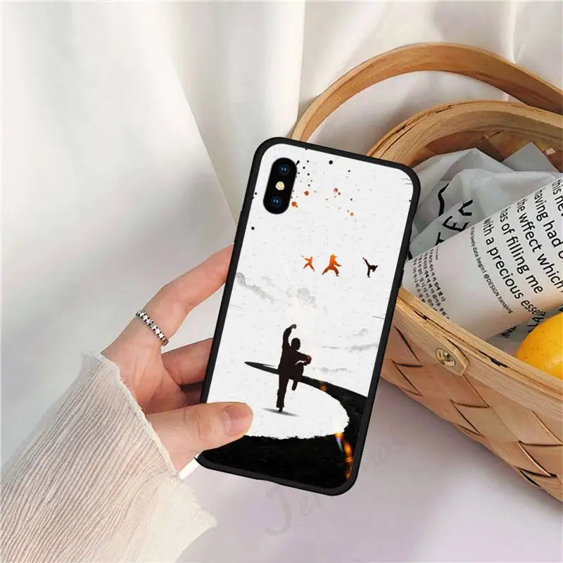 

Kungfu Taekwondo cartoon Phone Case for iPhone 11 12 pro XS MAX 8 7 6 6S Plus X 5S SE 2020 XR