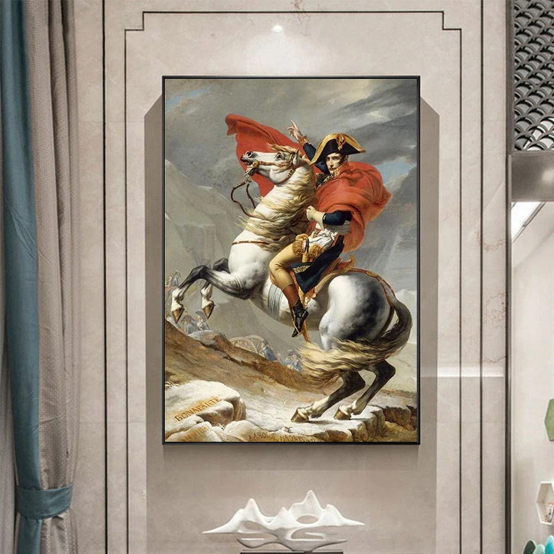 

Classical Napoleon Portrait of Canvas Paintings on The Wall Art Posters and Prints Napoleon Canvas Art Pictures for Living Room