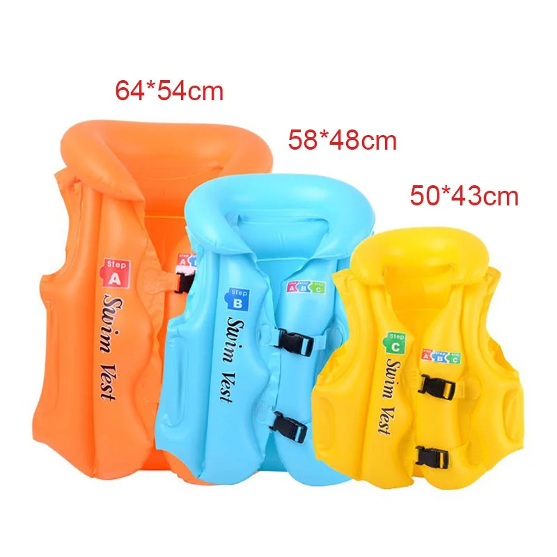

New Arrival Baby Kid Safety Float Inflatable Swim Vest Life Swimming Aid For Age 3-6 S M L