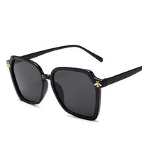 2019 brand oversized trend sunglasses fashion retro wild little bee sunglasses simple luxury gradient uv400 alikiai