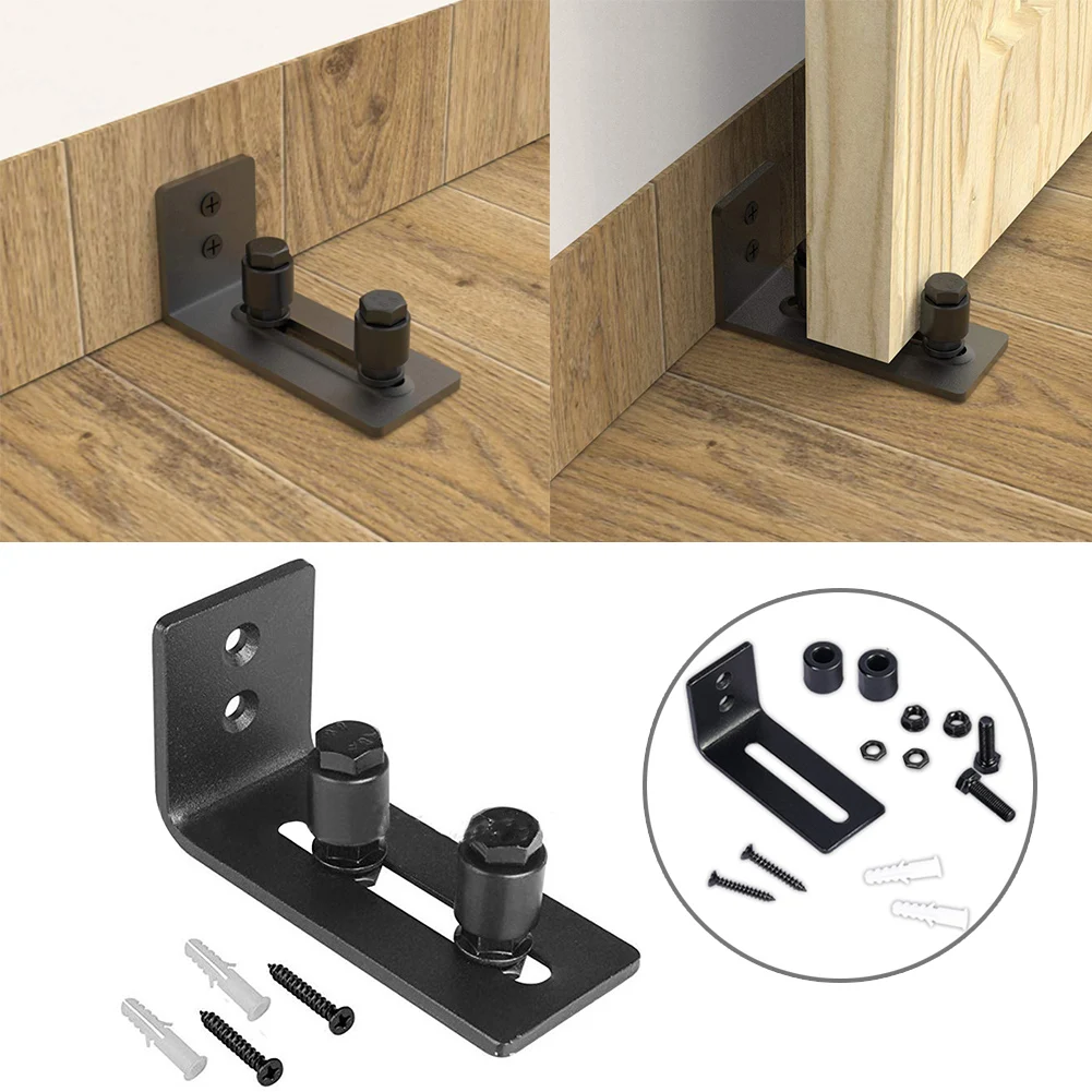 

Sliding door guide Sliding Barn Door Floor Guide Adjustable Stay Roller Kit Home Hardware Accessory for Barn Roller Sliding Door