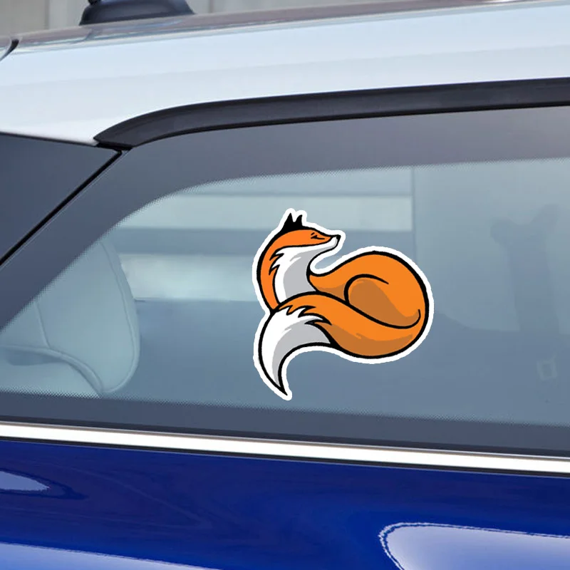 Наклейки на автомобиль Aliauto виниловые наклейки с изображением Красного лисьего
