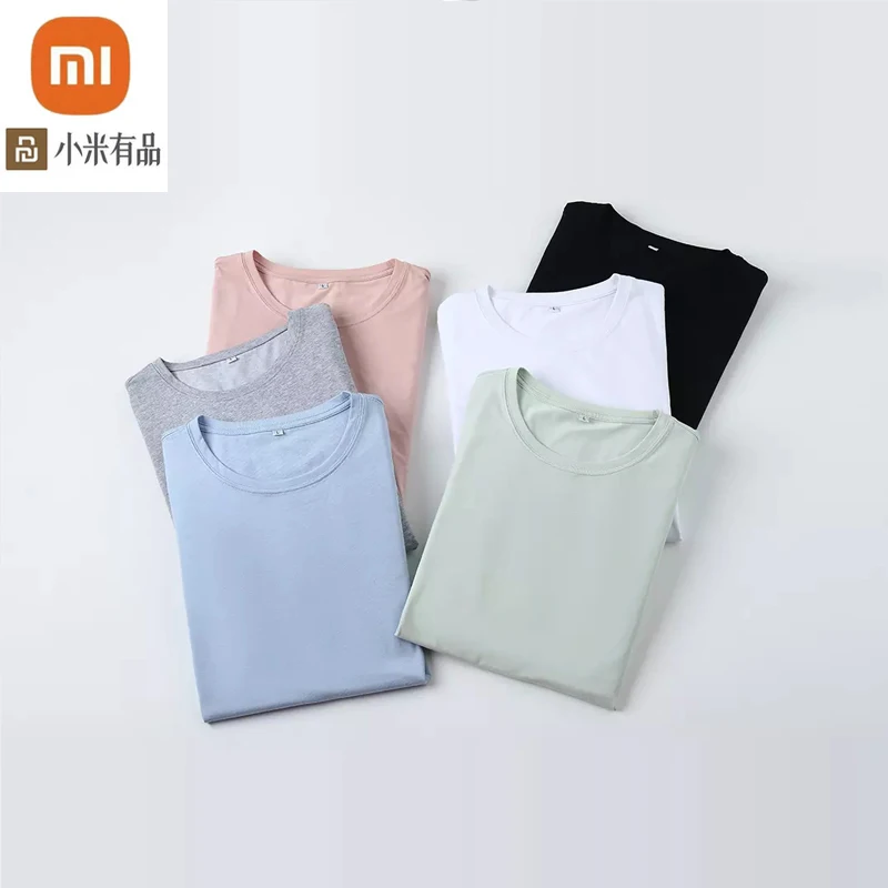 

Универсальная летняя воздухопроницаемая футболка xiaomi youpin с круглым вырезом и короткими рукавами