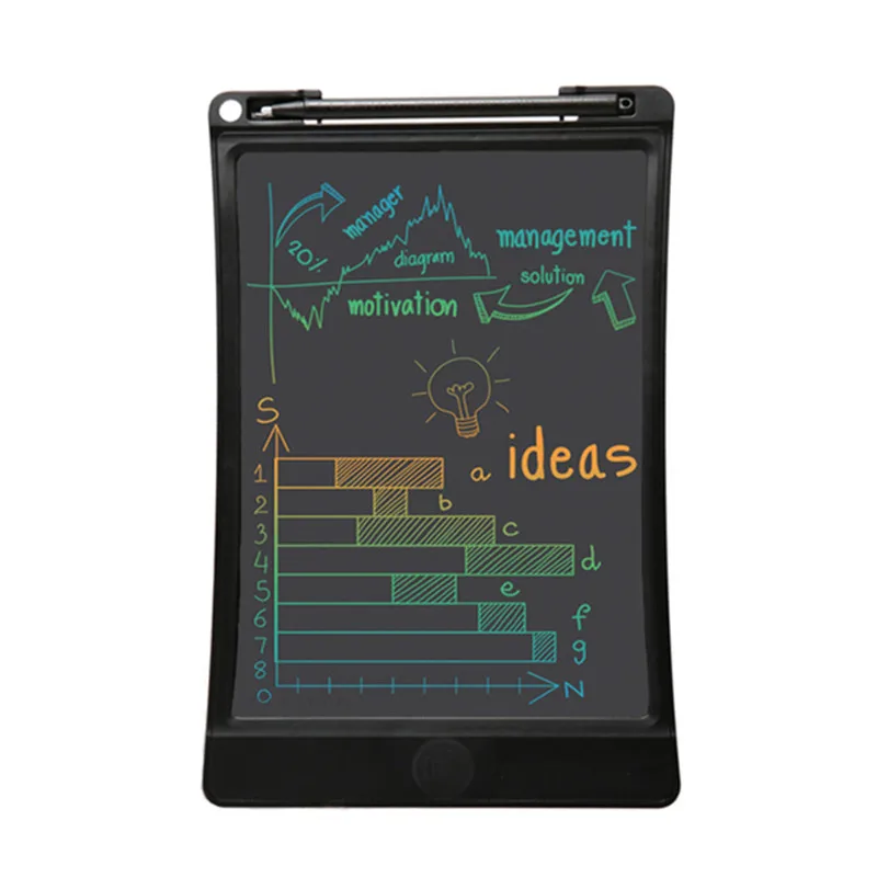 Планшет для письма с ЖК экраном 8 5/10 дюймов цветной электронный блокнот