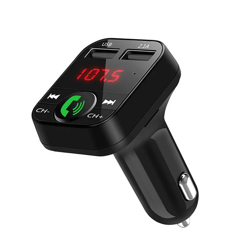 Автомобильный беспроводной комплект громкой связи Bluetooth FM трансмиттер ЖК