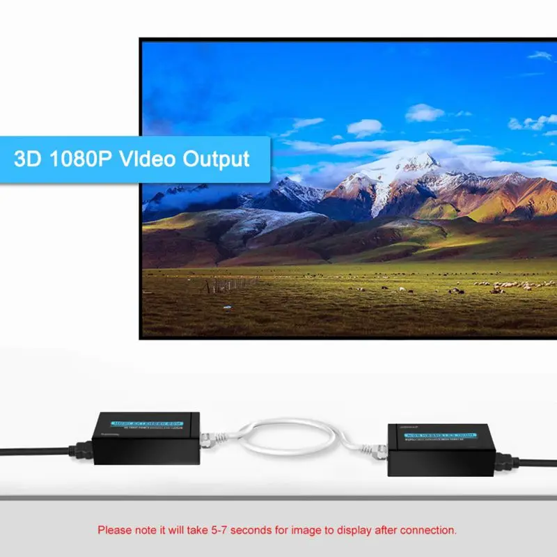 HDMI удлинитель переключается на RJ45 Однолинейный высокой четкости сетевой