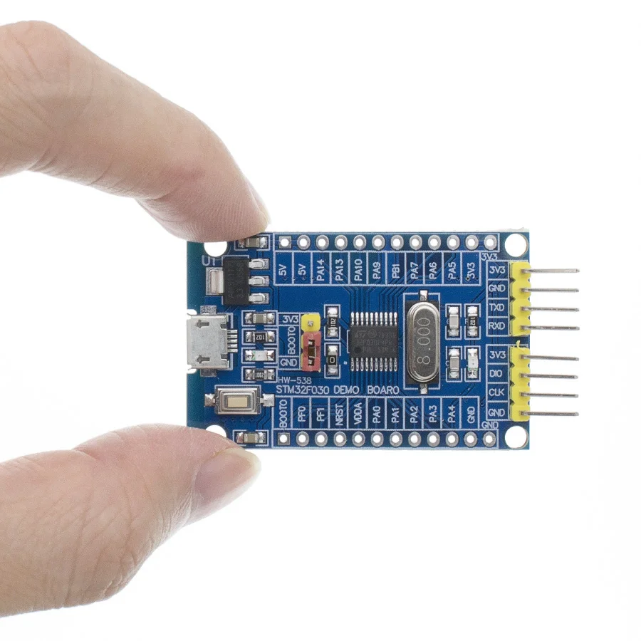 Мини Системная плата для разработки STM32F030F4P6 ARM Core SWD/ISP MicroUSB с процессором Micro