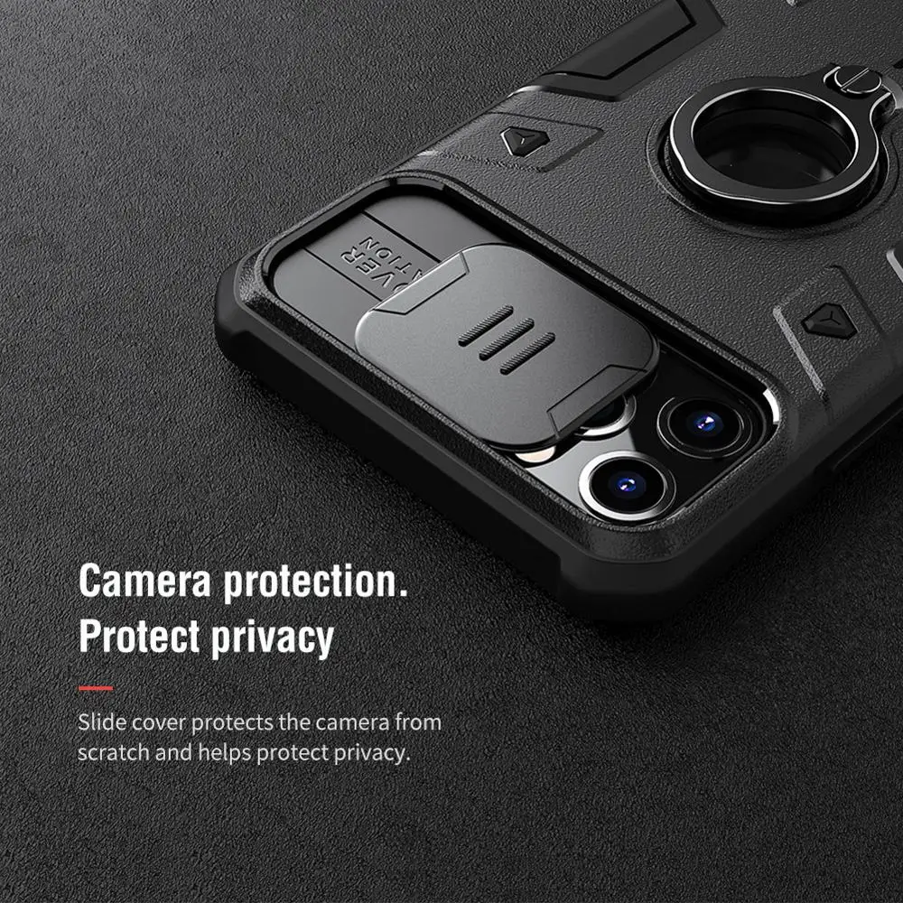 Защитный чехол для камеры iPhone 11 Pro Max Ring stand NILLKIN Slide 6 5 2019 | Мобильные телефоны и