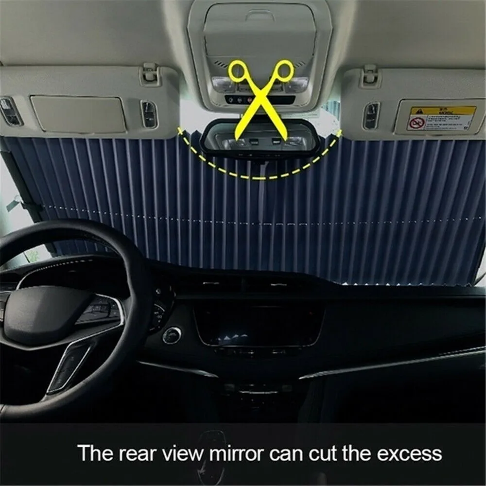 

Visor Cover Windshield Sunshade Accessories Car Curtain Rear Retractable