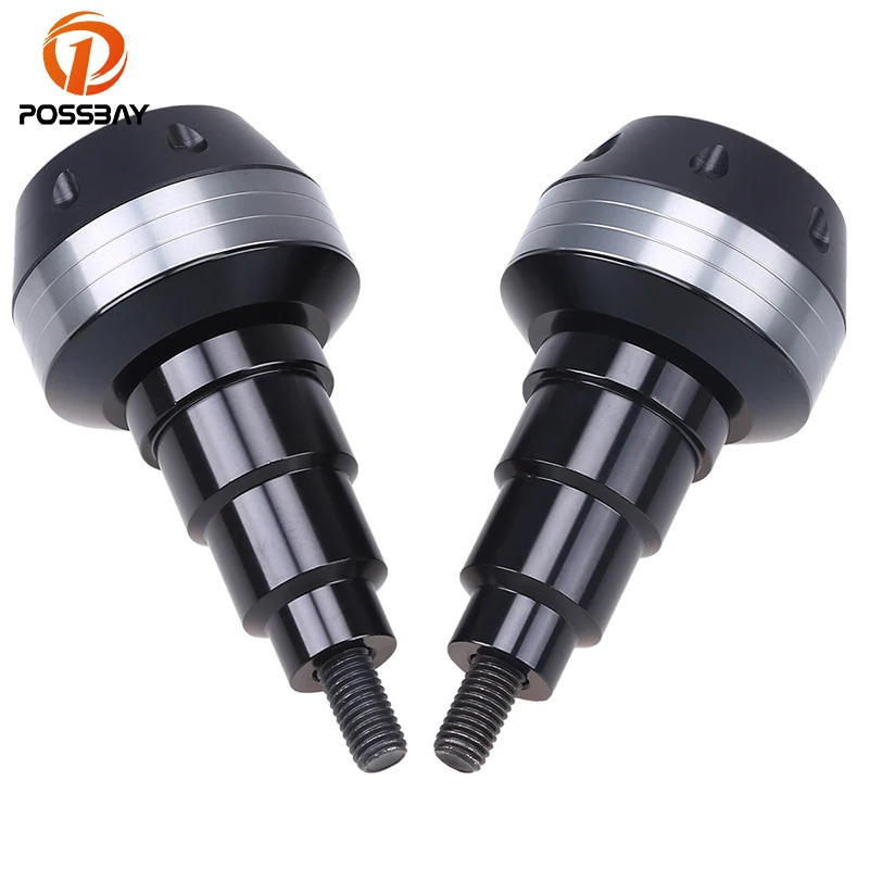 Винтажные слайдеры рамы мотоцикла POSSBAY 10 мм мотоциклетные противоударные