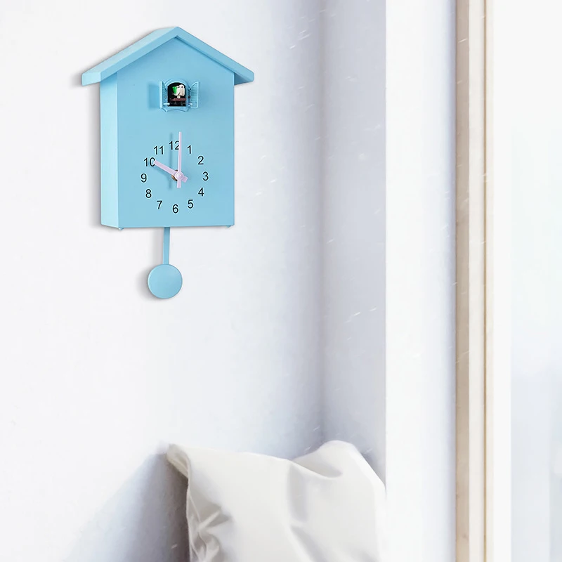 Настенные кварцевые часы Bird Cuckoo украшение для дома гостиной праздничные с