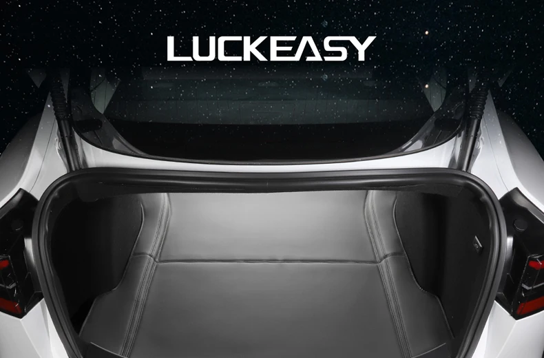 LUCKEASY для Tesla модель 3- автомобиль из микрофибры носить все включено коврики 3 шт./компл