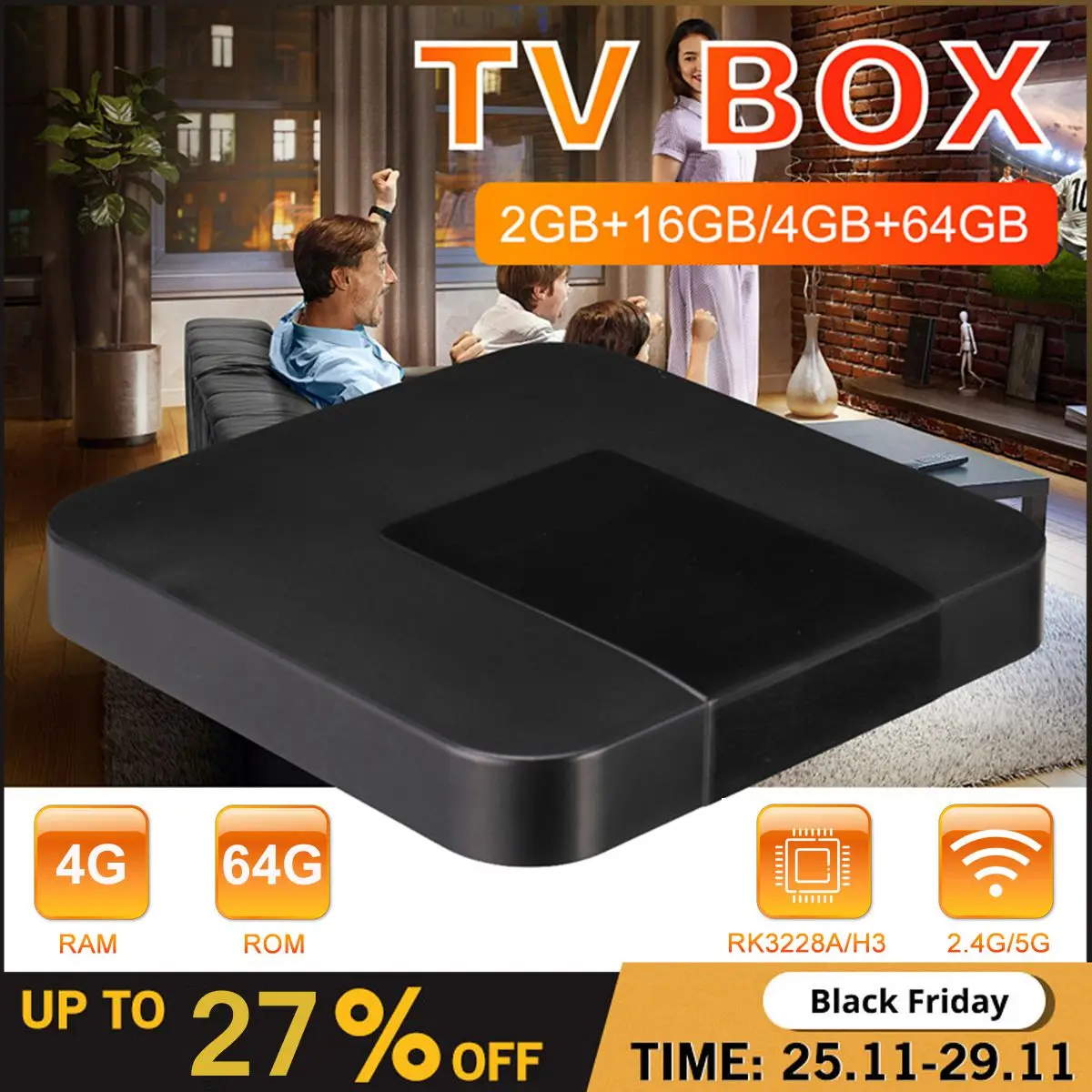 Купи ТВ-приставка TX3 mini Smart TV, Android 8, 1, Amlogic S905W, 4 + 64 ГБ, 2, 4 ГГц, Wi-Fi, 1080p, 4K за 1,579 рублей в магазине AliExpress