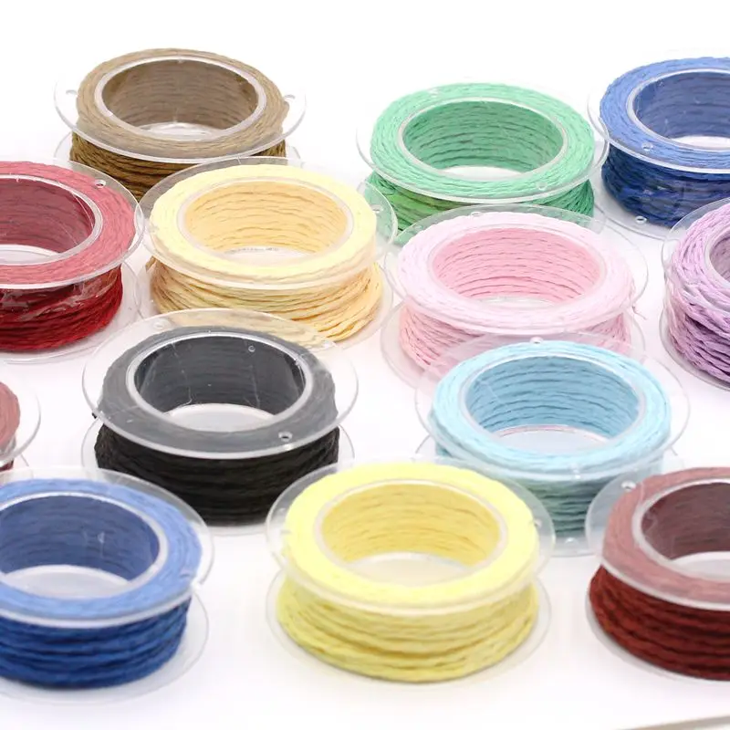 10 м/2 Веревка из натуральной бумаги украшение для мебели ручной работы Подарочная