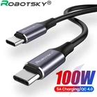 Кабель для быстрой зарядки PD, 10060 Вт, USB Type-CType-C QC4.0, мобильный телефон, для Samsung S10, S20, Huawei, MacBook