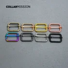 Металлический слайдер для лямок 100 шт.лот, 25 мм, ремень, сумочка, ошейник для собак, прочный регулятор, Экологичная Регулируемая пряжка, 8 видов