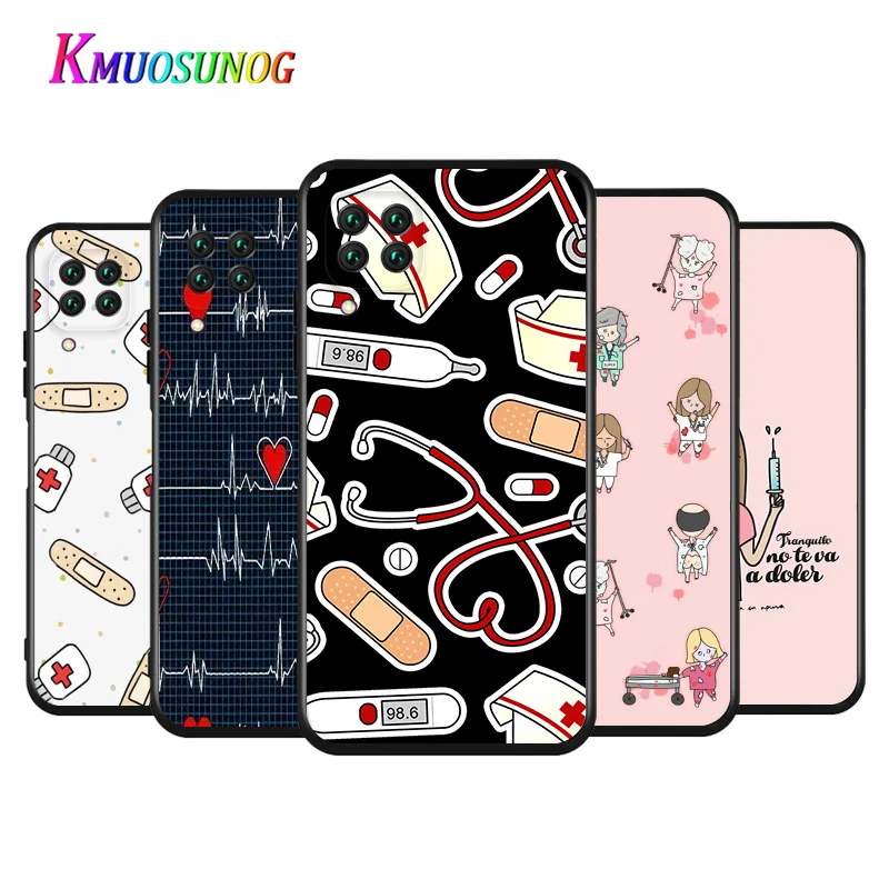 

Cartoon Nurse Medicine For Huawei Nova 2 2i 3 3E 3I 4 4E 5 5I 5Z 5E 5T 6 7 7I 8 SE Lite Pro SE Silicone Soft TPU Phone Case