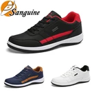 Мужская обувь, модные кроссовки для мужчин, повседневная обувь, дышащая, на шнуровке, мужская повседневная Весенняя кожаная обувь, мужская обувь