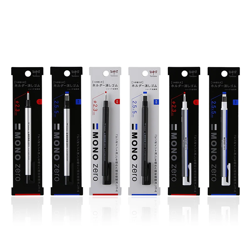 Моно ластик Tombow zero плоский/Сверхтонкий с резиновым наконечником
