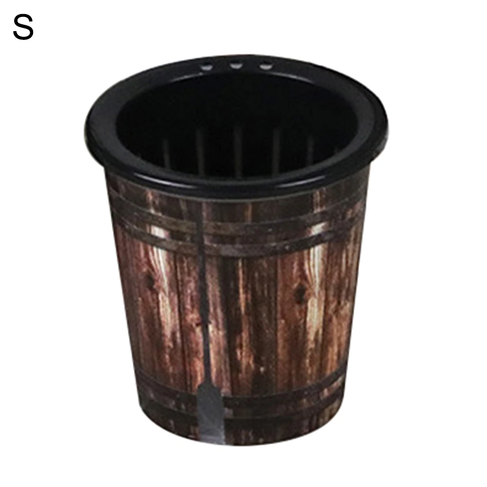 

Lazy Plastic Self-Watering Flower Pot Indoor Plant Pot Desktop Garden Pots Automatic Water Absorption Flower PlanterHome Office