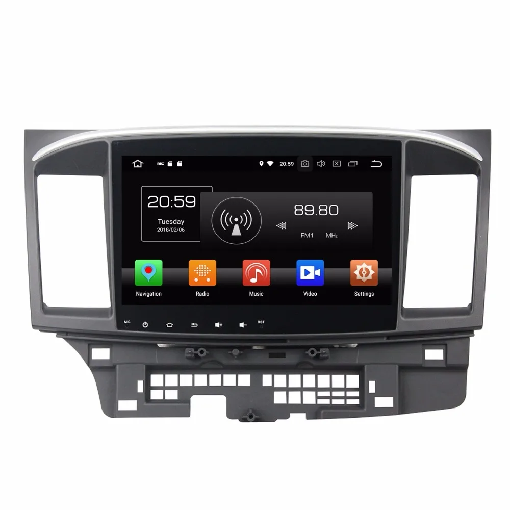 Автомобильный DVD-плеер 10 1 &quotAndroid 9 0 octa core GPS для Mitsubishi Lancer 2006-2015 с 4 Гб ОЗУ Bluetooth 64 rom