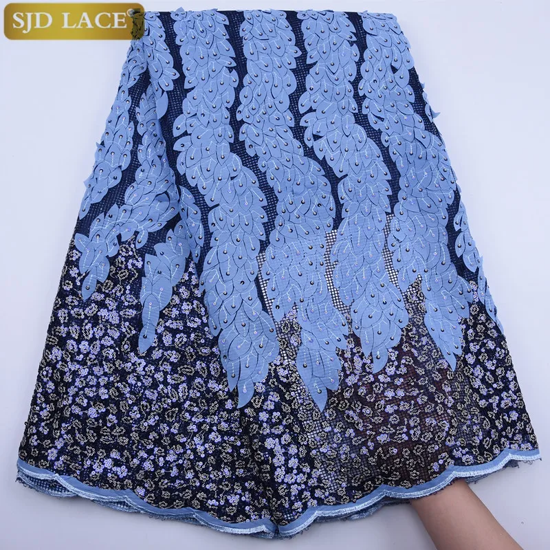 SJD кружева мягкой ручной работы элегантный Африканский Французский ткань