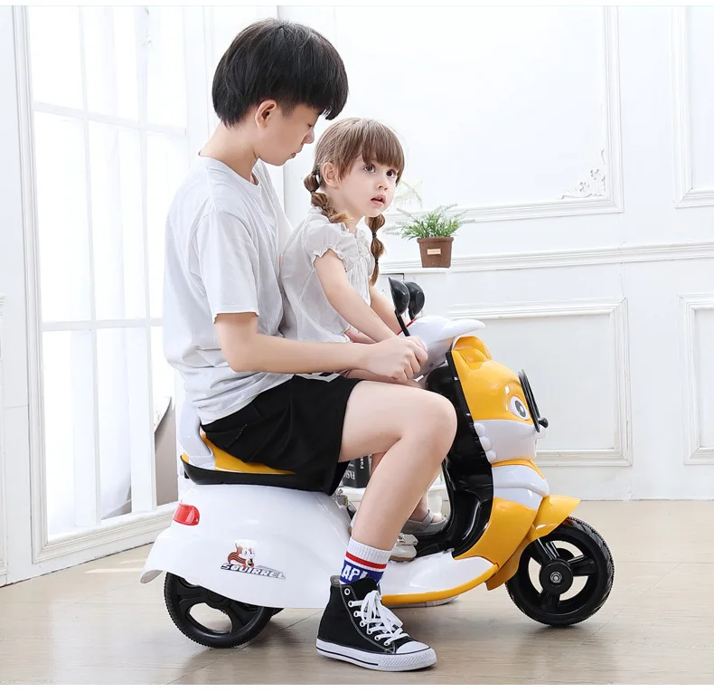 Новый детский Электрический мотоцикл трехколесный электрический автомобиль для