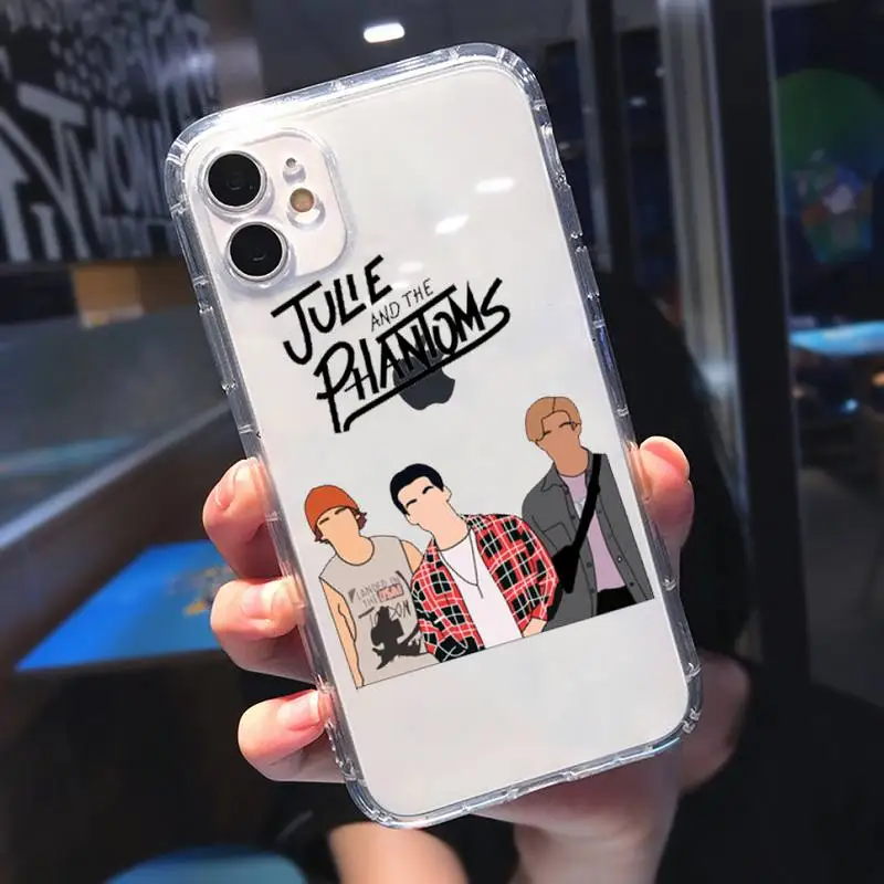 

American TV Julie and the Phantoms Phone Case Transparent soft For iphone 5 5s 5c se 6 6s 7 8 11 12 plus mini x xs xr pro max