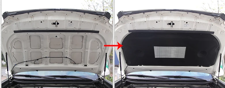 1 шт. для TOYOTA PRADO 2700 2010 2016 изоляция капота теплоизоляция звуконепроницаемый