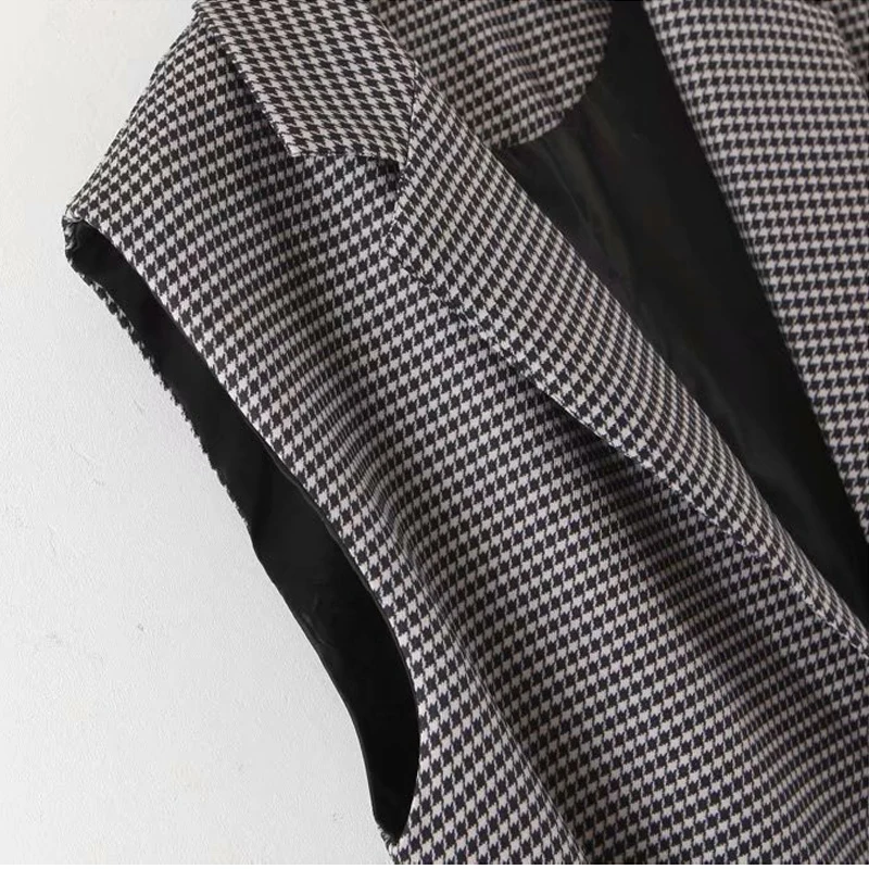 Женские жилеты с поясом ZOEPO Элегантные повседневные облегающие карманами