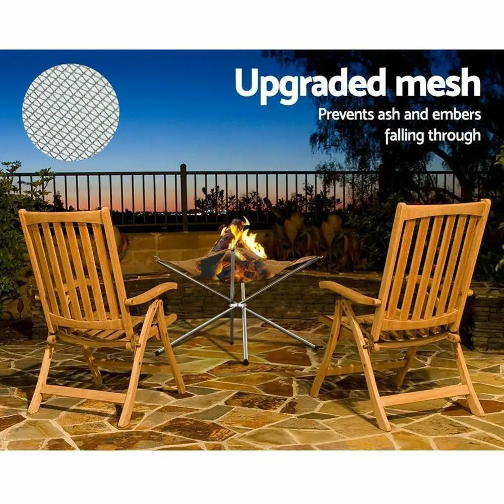 Открытый Портативный огонь стойки складной настольный гриль Сетка Дерево