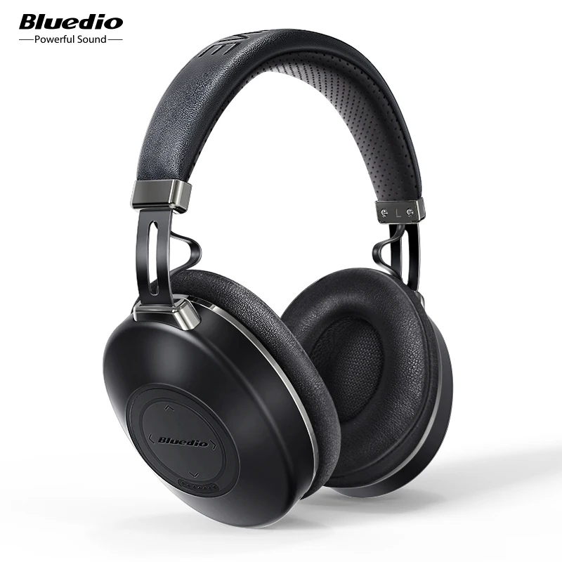 Беспроводные наушники Bluedio H2 беспроводная гарнитура ANC hi fi звук подсчет шагов