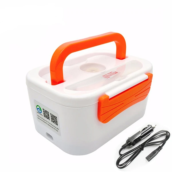 12V car orangeB TENBROMAN ланч бокс электрическое отопление дома и автомобиля 12 В 220 В Plug-в Обед Пищевой Контейнер Портативный блюдо Bento Box - Цвет: 12V car orangeB