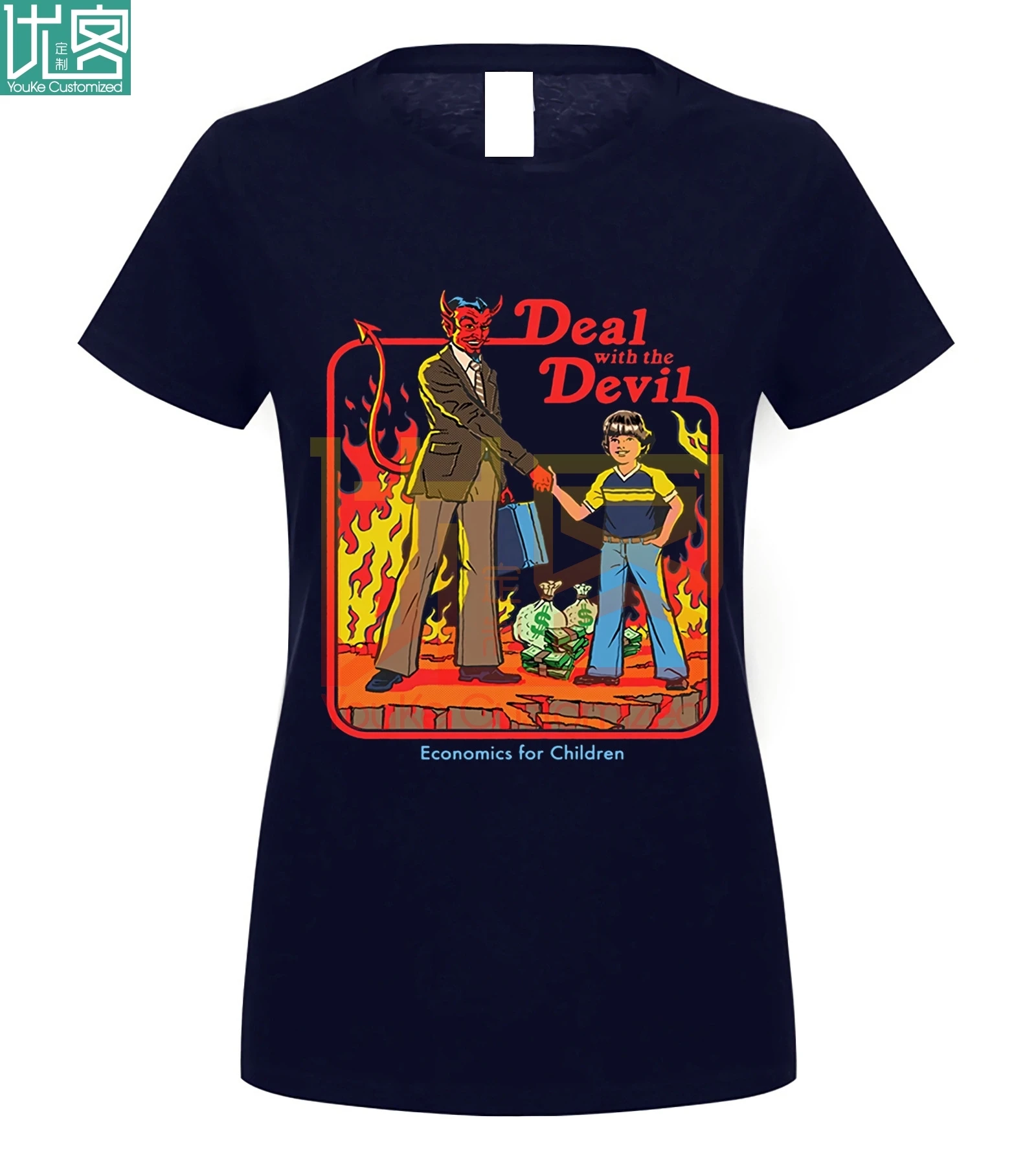Мужская футболка бренда Deal With The Devil Economy 2019 | одежда