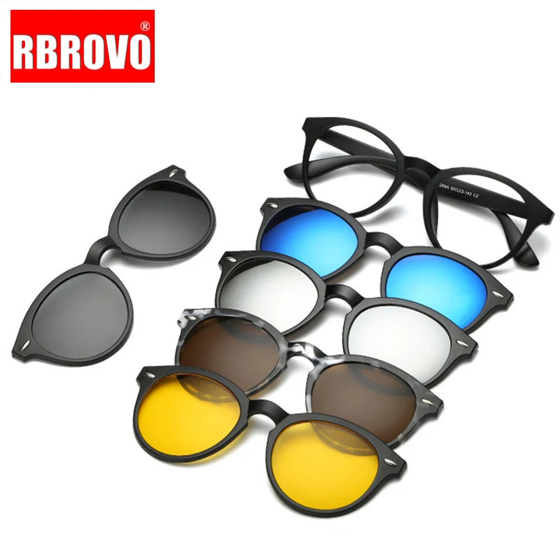 Очки солнцезащитные RBROVO в стиле ретро для мужчин и женщин роскошные брендовые