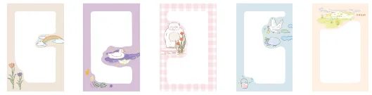 

143mmx93mm rabbit time paper postcard(1pack=30pieces)