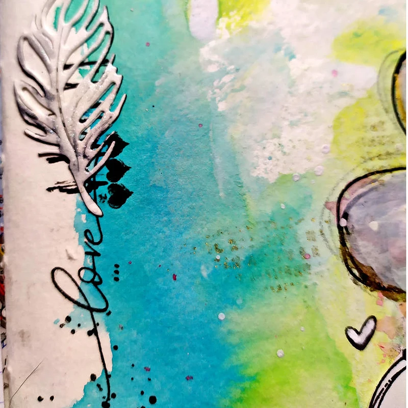 

JC 3pcs Feather Leaves Metal Cutting Dies DIY for Scrapbooking Die Cut Handmade Card Make Stencil Craft Mold Mould Model Decor