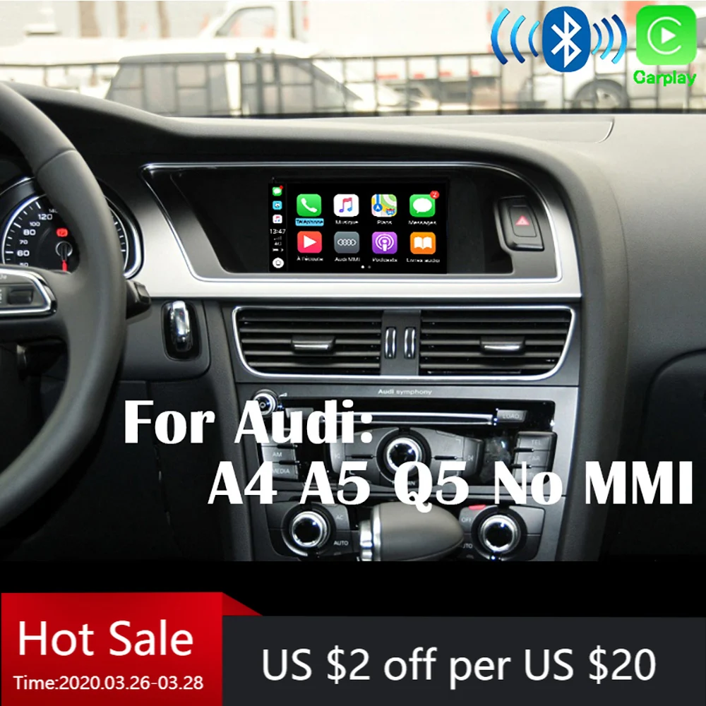 2014 2019 беспроводной ключ Apple CarPlay для Audi A1A3 A4 A5 A6 A7 A8 Q2 Q3 Q5 Q7 MMI Car Play Android Автомобильная