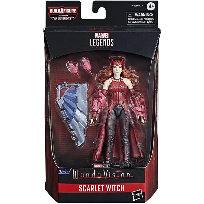 Avengers Hasbro Marvel Legends Series 6-inch Action Figure Toy Scarlet Witch Premium Design and 4 Accessories for Kids