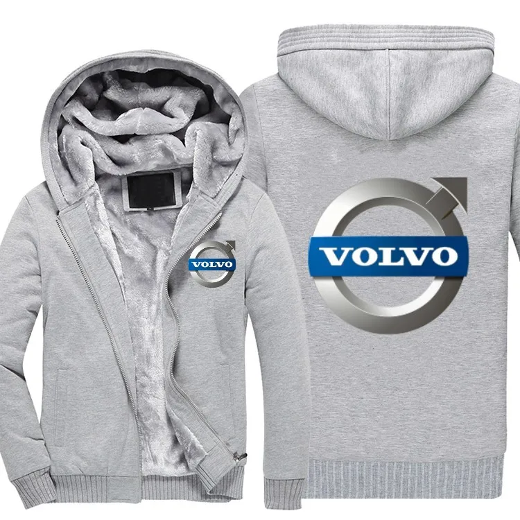 Зимние толстовки на молнии модная Толстовка Volvo одежда для мужчин и женщин