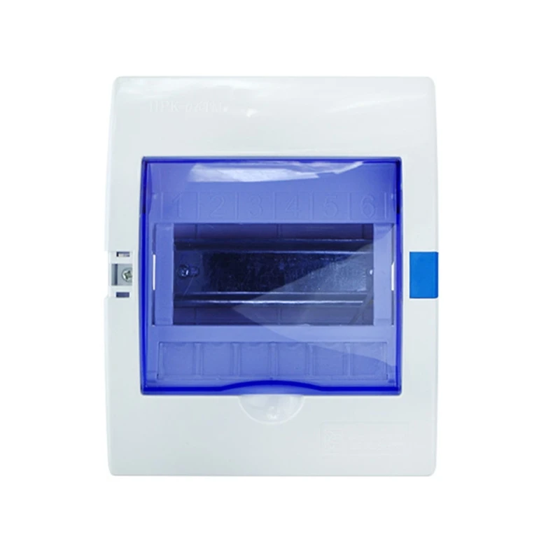 

4-6 Ways Plastic Distribution Box Transparent Lid Distribution Protection Box