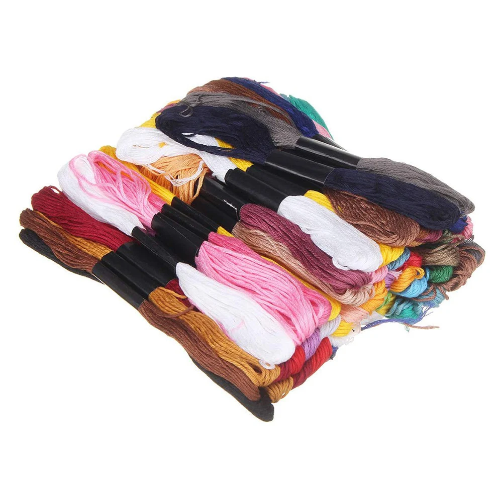 71 шт. Вышивка крестом Наборы Инструменты Набор нитей для шитья 50 мотки 21