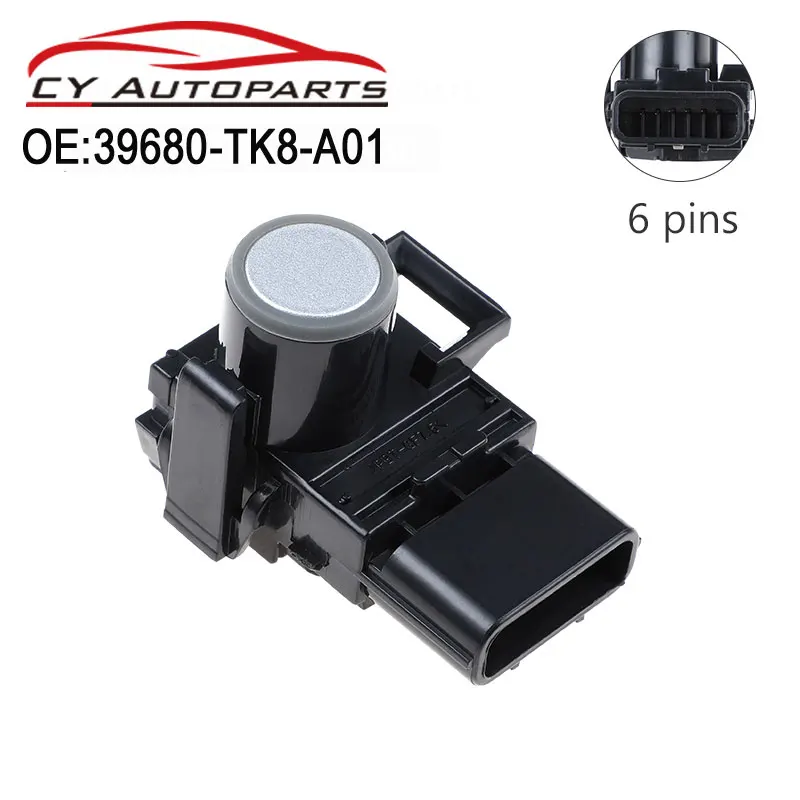 Новый серебристый датчик обратной парковки PDC для Honda Odyssey 2011-2014 39680-TK8-A01 39680TK8A01 |